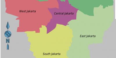 מפה של מחוזות ג ' קרטה