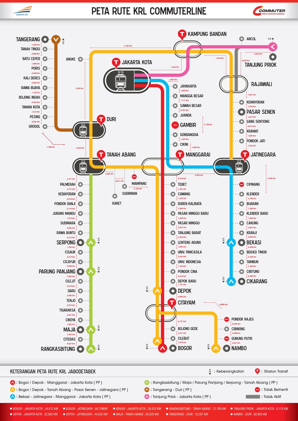 מפה של מפת kereta